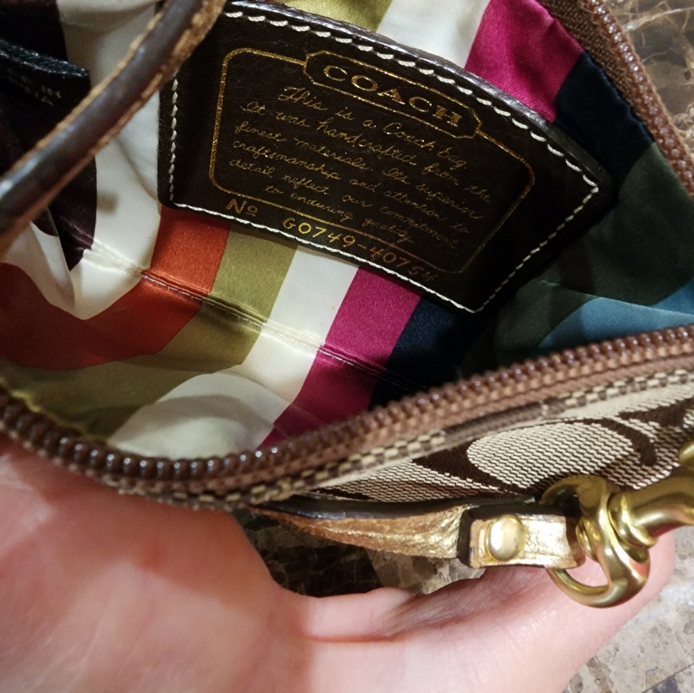 Coach Wristlet - Picture 3 of 3
